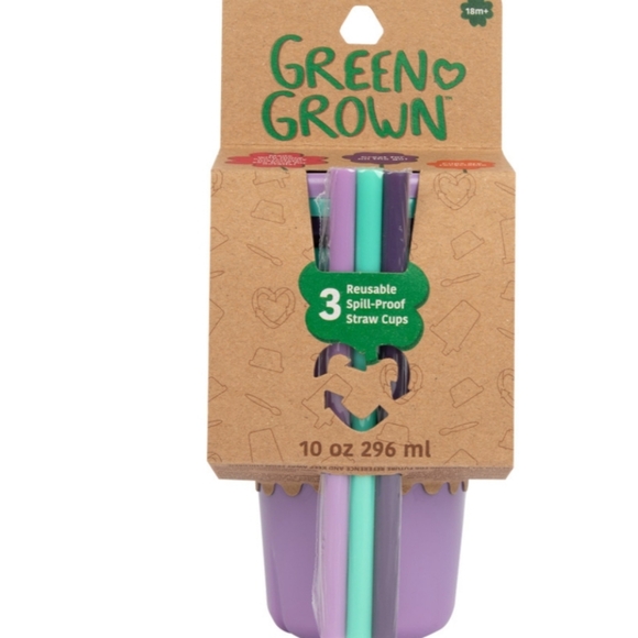 Green Grown Flatware and Cups - Picture 6 of 6